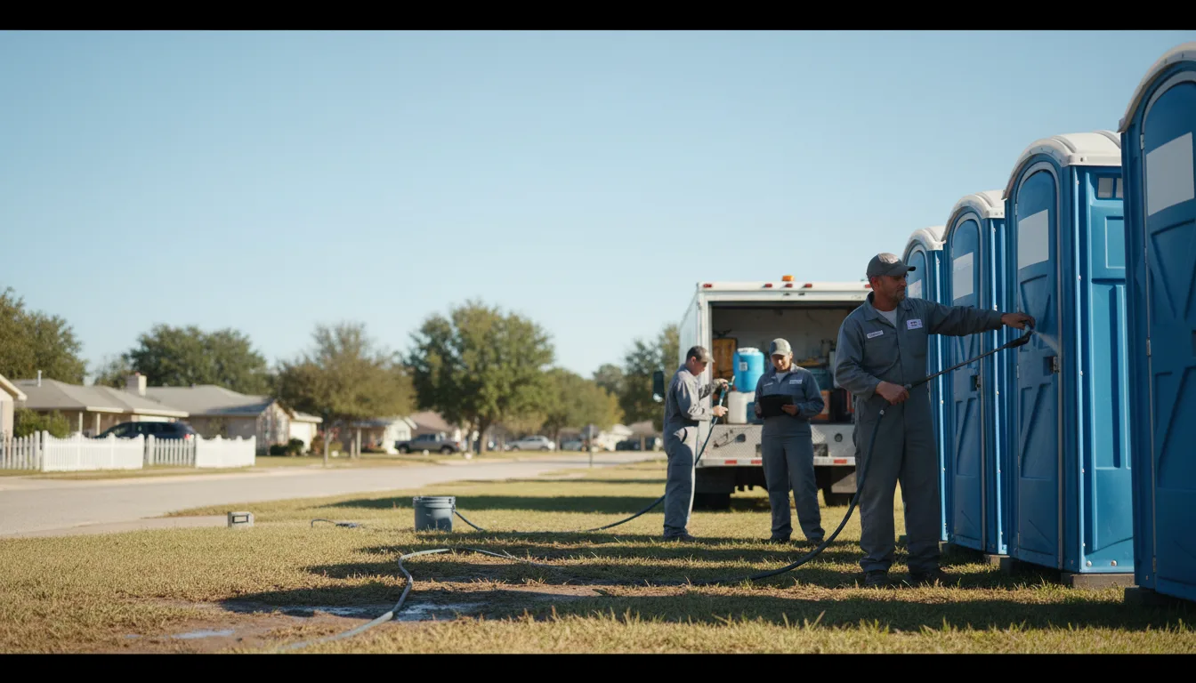 Long-Term Portable Toilet Rental in Rudolph, OH near me